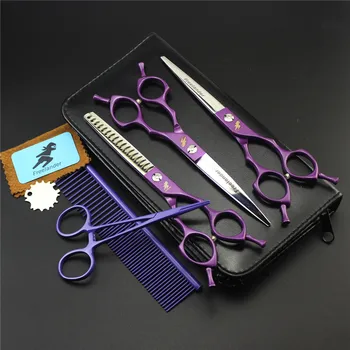 Professional Cat Dog Scissors Pet Grooming Scissors Set 6.5 inch Straight Curved Thinning Dog Hair Cutting Shears Top
Professional Cat Dog Scissors Pet Grooming Scissors Set 6.5 inch Straight Curved Thinning Dog Hair Cutting Shears Top