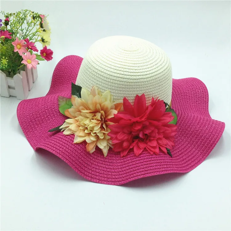 Spring Summer Two Flowers Sun Cap For Women Anti UV Sunscreen Large Brimmed Sun Hat/Beach Straw Hat
Spring Summer Two Flowers Sun Cap For Women Anti UV Sunscreen Large Brimmed Sun Hat/Beach Straw Hat