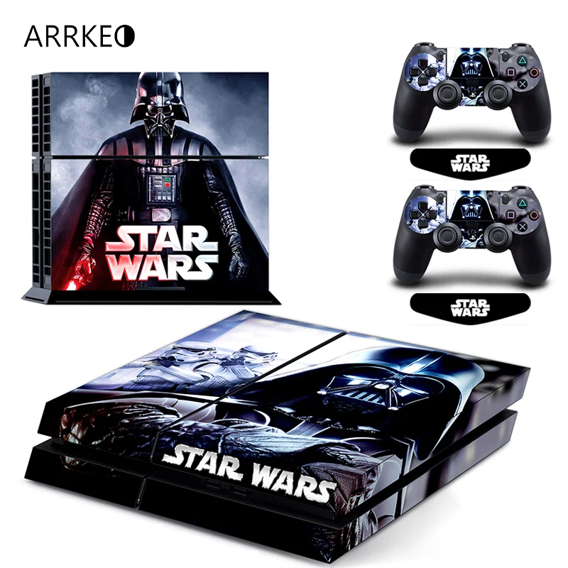ARRKEO Star Wars Vinyl Cover Decal Darth Vader PS4 Skin Sticker for Sony Play Station 4 Console & 2 Controller Skins 
ARRKEO Star Wars Vinyl Cover Decal Darth Vader PS4 Skin Sticker for Sony Play Station 4 Console & 2 Controller Skins