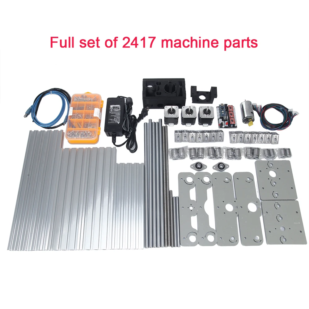 CNC 2417 DIY CNC Engraving Machine 3axis Mini Pcb Pvc Milling Machine