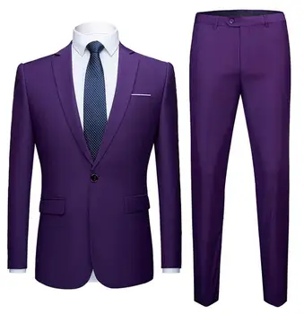 Jacket+Pants)2019 Fashion 2 Pieces Pure Color Set Business Casual Mens Suits With Pants Costume Homme Men Suits For Wedding
Jacket+Pants)2019 Fashion 2 Pieces Pure Color Set Business Casual Mens Suits With Pants Costume Homme Men Suits For Wedding