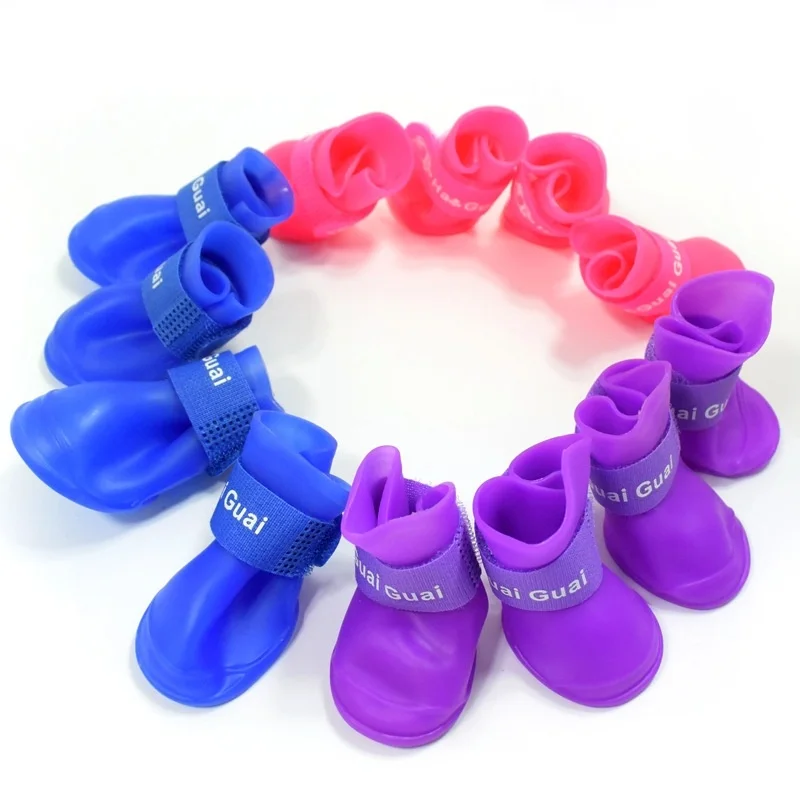 Pet Dog Shoes Pearlescent Material Waterproof Snowproof Non-slip Silicone Dog Rain Boots Four Seasons Universal Pet Supplies
Pet Dog Shoes Pearlescent Material Waterproof Snowproof Non-slip Silicone Dog Rain Boots Four Seasons Universal Pet Supplies