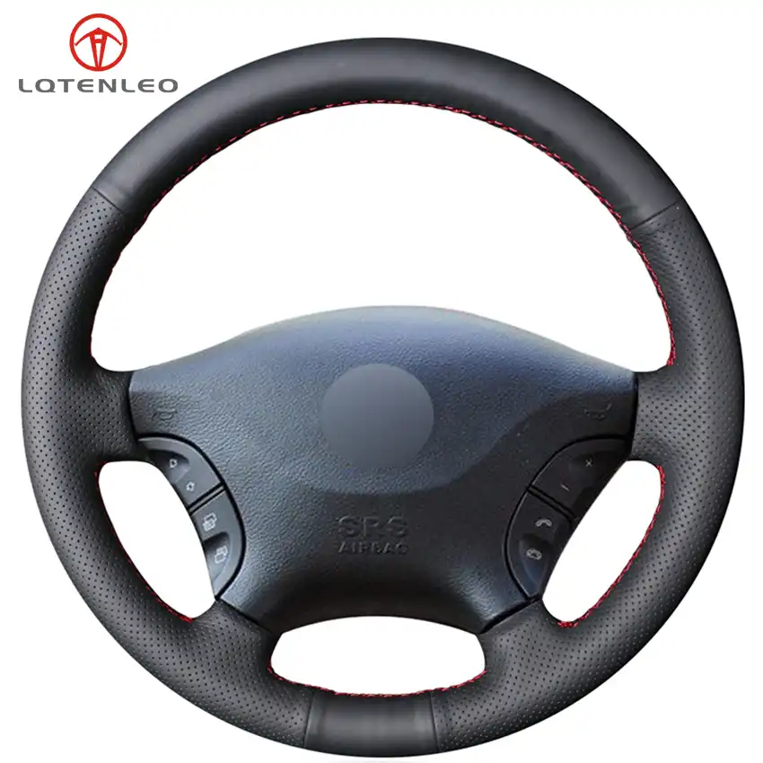 Mercedes citan Dualiner 2013 - Panther Negro Imitación Piel cubiertas de asiento de coche-Par