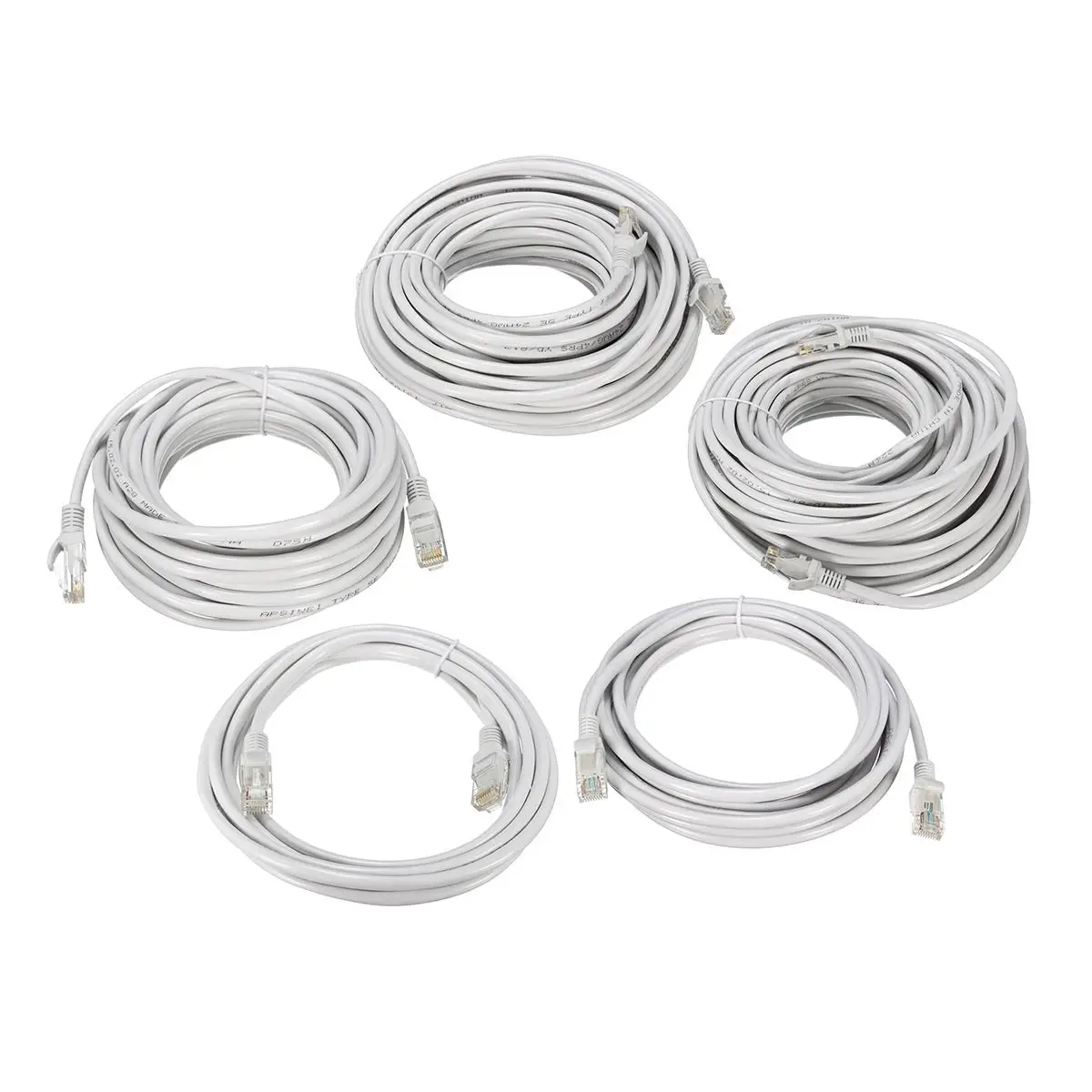 RJ45 Network LAN Cable 300cm/5m/10m/20m/30m Male to Male Ethernet Cable Link RJ45 Patch Cord Connector Internet Extension Cables
RJ45 Network LAN Cable 300cm/5m/10m/20m/30m Male to Male Ethernet Cable Link RJ45 Patch Cord Connector Internet Extension Cables