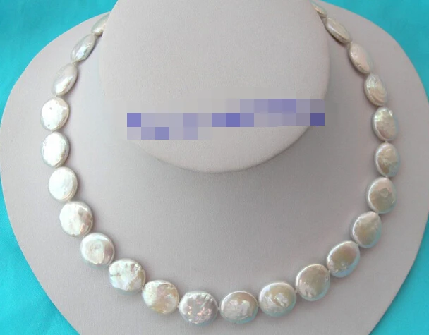 Miss charm Jew1372 stunning big 14mm round white coin freshwater pearls necklace
Miss charm Jew1372 stunning big 14mm round white coin freshwater pearls necklace