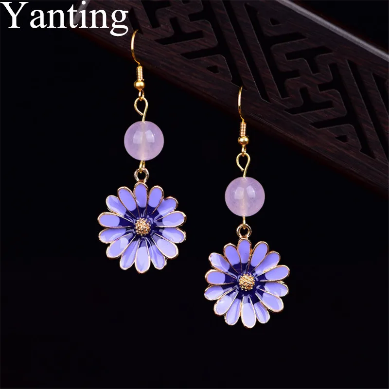 Yanting Cloisonne Chrysanthemum Flower Earrings For Women Ethnic Brincos Ethnic Earring Female Girl Beach Holiday Jewelry 0432
Yanting Cloisonne Chrysanthemum Flower Earrings For Women Ethnic Brincos Ethnic Earring Female Girl Beach Holiday Jewelry 0432