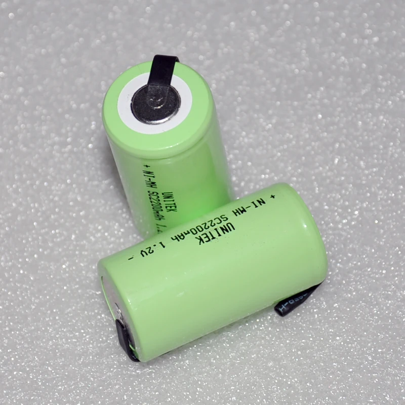4-8PCS Sub C SC 1.2V rechargeable battery 2200mah ni-mh nimh cell with welding pins tab for vacuum cleaner electric drill
4-8PCS Sub C SC 1.2V rechargeable battery 2200mah ni-mh nimh cell with welding pins tab for vacuum cleaner electric drill