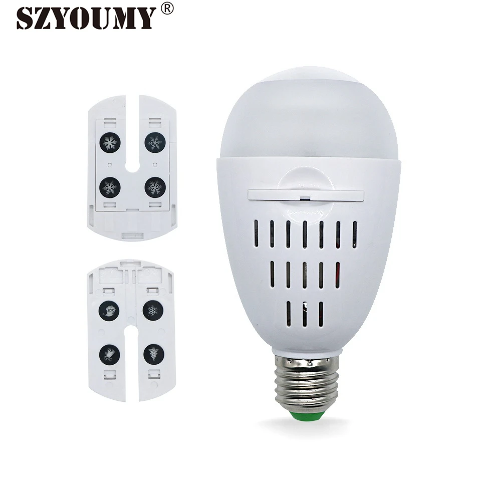 SZYOUMY E27 LED Projection Crystal Ball Stage Light Disco Party Xmas Decoration Lamp With Replaceable Films 10Pcs A Lot DHL
SZYOUMY E27 LED Projection Crystal Ball Stage Light Disco Party Xmas Decoration Lamp With Replaceable Films 10Pcs A Lot DHL