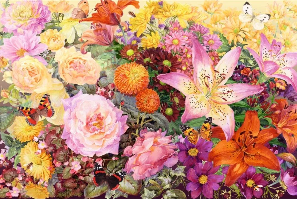 Flower butterfly The wooden puzzle 1000 pieces ersion jigsaw puzzle white card adult children's educational toys
Flower butterfly The wooden puzzle 1000 pieces ersion jigsaw puzzle white card adult children's educational toys
