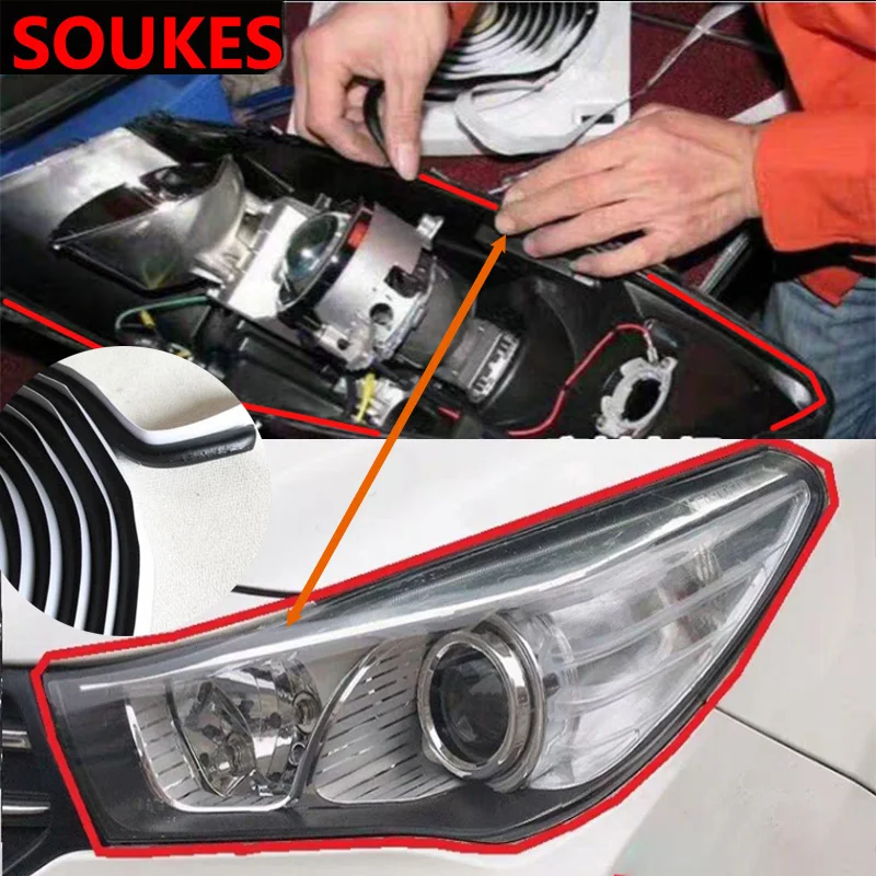 4M Car Headlight Repair Tool Seal Waterproof Glue Strip For Mercedes W203 W211 W204 W210 Benz BMW F10 E34 E30 F20 X5 E70
4M Car Headlight Repair Tool Seal Waterproof Glue Strip For Mercedes W203 W211 W204 W210 Benz BMW F10 E34 E30 F20 X5 E70