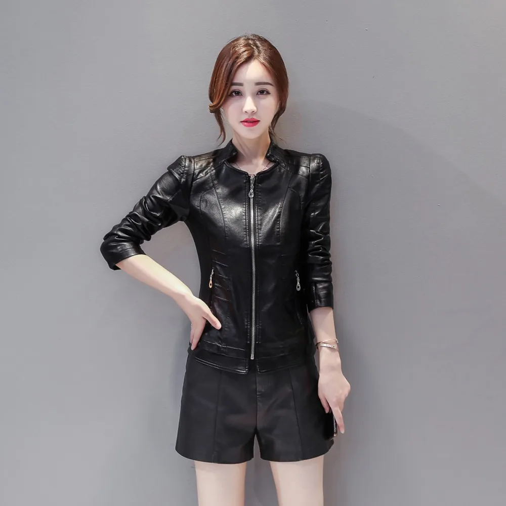 New M-4XL Women Leather Jacket 2018 Casual Winter Leather Jacket Women Plus Size Female Faux Leather Pu Leather Coat
New M-4XL Women Leather Jacket 2018 Casual Winter Leather Jacket Women Plus Size Female Faux Leather Pu Leather Coat