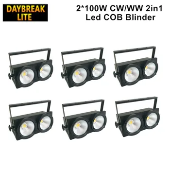 DAYBREAKLITE 6PCS/LOT Stage audience light video without flicker 0-100% dimming 2*100w led cob blinder
DAYBREAKLITE 6PCS/LOT Stage audience light video without flicker 0-100% dimming 2*100w led cob blinder