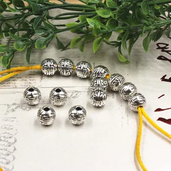 30pcs/lot 7mm Round Craft Tibetan Silver Bracelets Spacer Beads Handmade Decorative Metal Ball Beads DIY Jewelry For Men Women
30pcs/lot 7mm Round Craft Tibetan Silver Bracelets Spacer Beads Handmade Decorative Metal Ball Beads DIY Jewelry For Men Women