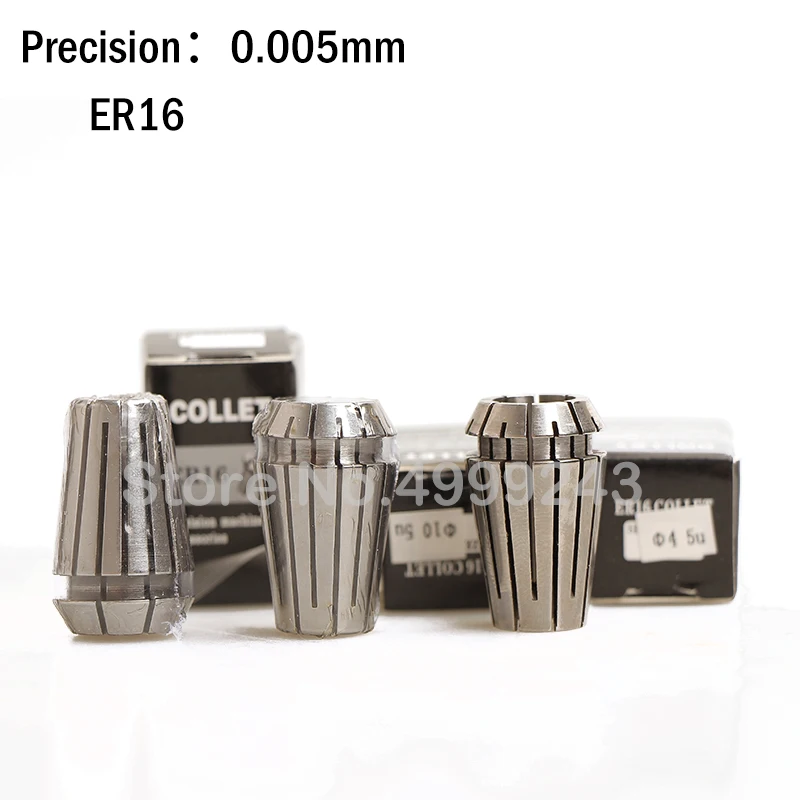 High Precision ER16 0.005mm collets 3mm-10mm ER16 Spring Collet Suitable for ER 5U Collet Chuck Holder
High Precision ER16 0.005mm collets 3mm-10mm ER16 Spring Collet Suitable for ER 5U Collet Chuck Holder