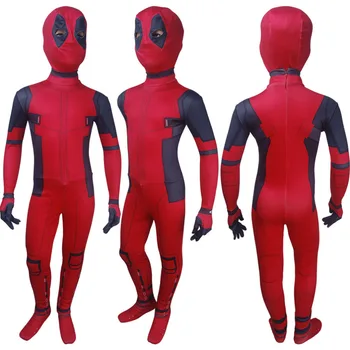 Kids boys girls X-Men Deadpool cosplay Wade Wilson suit superhero Battleframe Halloween costume jumpsuit X'mas Valentine's day
Kids boys girls X-Men Deadpool cosplay Wade Wilson suit superhero Battleframe Halloween costume jumpsuit X'mas Valentine's day