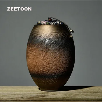 Japanese Style Vintage Coarse Pottery Tea Cans Canister Kung Fu Tea Set Jar Candy Puer Tea Seal Storage Creative Home Decor New
Japanese Style Vintage Coarse Pottery Tea Cans Canister Kung Fu Tea Set Jar Candy Puer Tea Seal Storage Creative Home Decor New