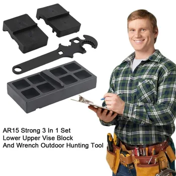 3 PCS Car Tool Kit AR15 Rifle Lower & Upper Vise Block & Wrench Outdoor Hunting Gun Tools
3 PCS Car Tool Kit AR15 Rifle Lower & Upper Vise Block & Wrench Outdoor Hunting Gun Tools