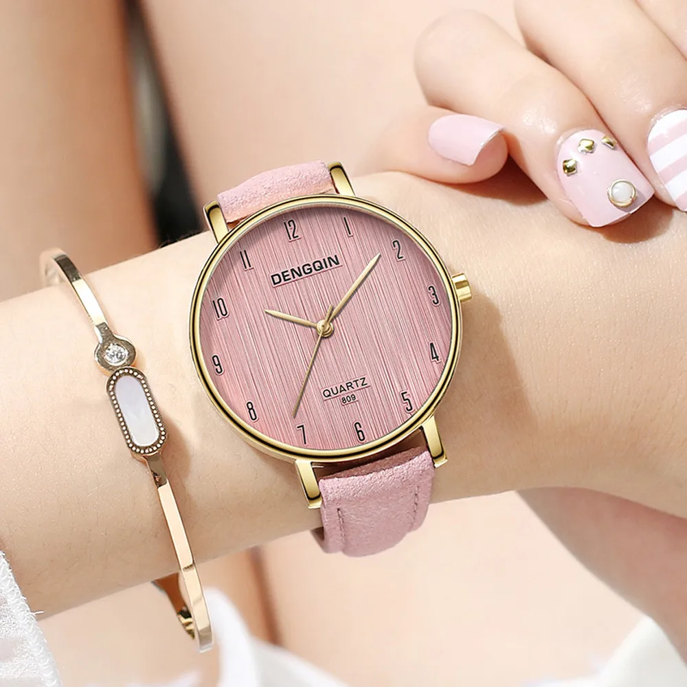 Fashion Women 's Leather Band Analog Quartz Diamond Wrist Watch Watches Etreasure Ultra Thin Men's Women Watches Luxury
Fashion Women 's Leather Band Analog Quartz Diamond Wrist Watch Watches Etreasure Ultra Thin Men's Women Watches Luxury