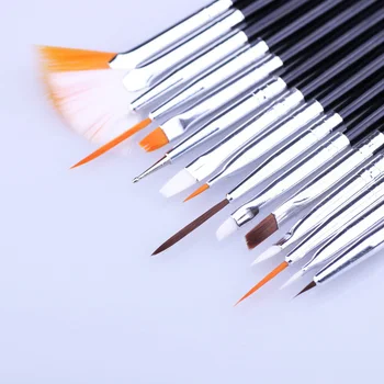 15pcs Fine Brush Pen Plastic Handle Pull Hook Line Pen Nail Artists Set Short Miniature Detail Soft Acrylic Oil Stationery
15pcs Fine Brush Pen Plastic Handle Pull Hook Line Pen Nail Artists Set Short Miniature Detail Soft Acrylic Oil Stationery