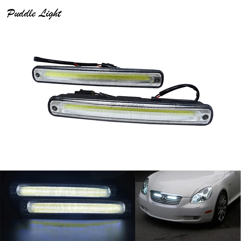 Daytime Running Light 2x 18.3cm white COB LED DRL Lamp Vehicle Car Daytime Running Light With Installation Bracket Warning Lamp
Daytime Running Light 2x 18.3cm white COB LED DRL Lamp Vehicle Car Daytime Running Light With Installation Bracket Warning Lamp