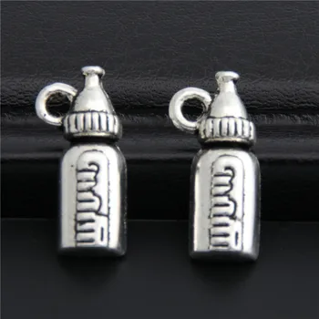 50pcs Silver Color Baby Feeding Bottle Charms Pendants Jewelry Making DIY Bracelet &Necklace Accessories A2846
50pcs Silver Color Baby Feeding Bottle Charms Pendants Jewelry Making DIY Bracelet &Necklace Accessories A2846