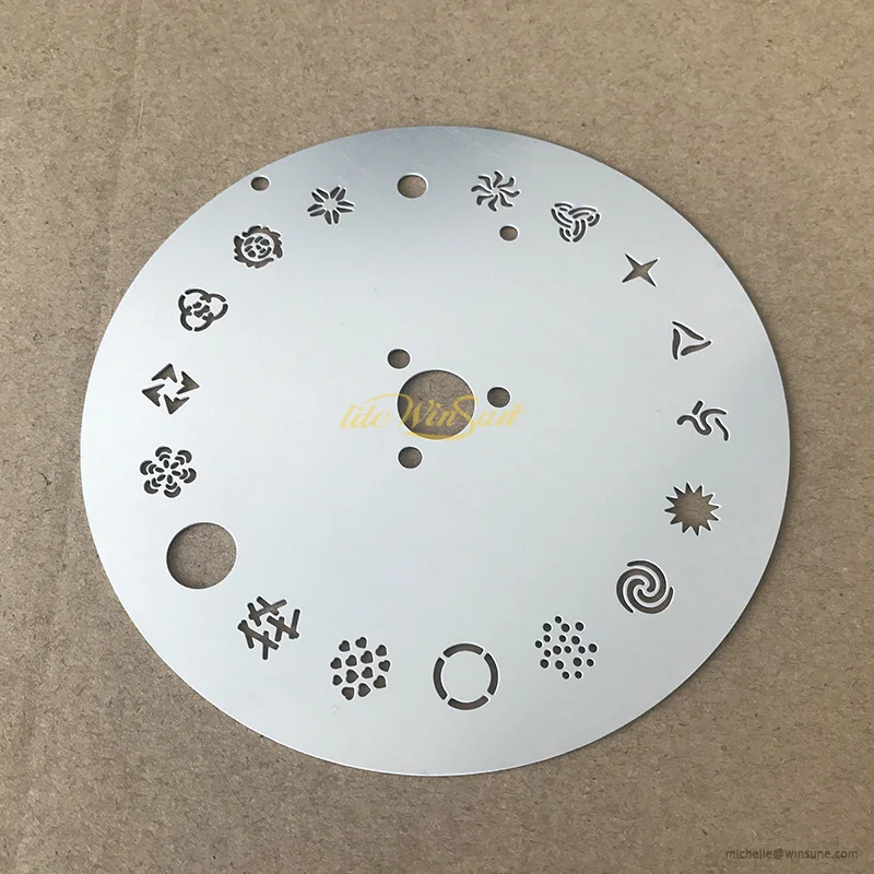 HOLIDAY LIGHTING NEW GOBO PATTER BEAM R7 LED GOBO WHEEL (3)