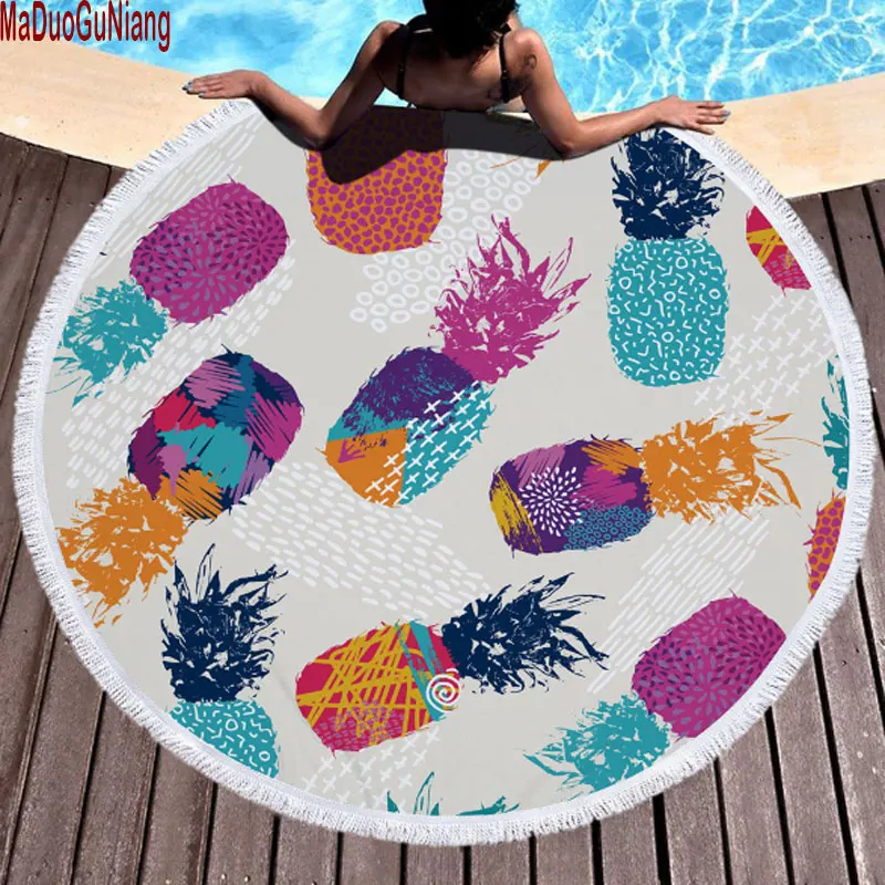 Round Mandala Tapestry Outdoor Beach Towel Picnic Blanket Bohemian Pineapple Wink Hippie Towels Beach Yoga Table Mat Y13
Round Mandala Tapestry Outdoor Beach Towel Picnic Blanket Bohemian Pineapple Wink Hippie Towels Beach Yoga Table Mat Y13