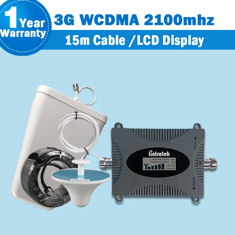 Lintratek 3G WCDMA 2100MHz 65dB Phone Signal Repeater UMTS 2100 Cellular Repetidor 3G Amplificador Cellular Signal Booster S38
Lintratek 3G WCDMA 2100MHz 65dB Phone Signal Repeater UMTS 2100 Cellular Repetidor 3G Amplificador Cellular Signal Booster S38