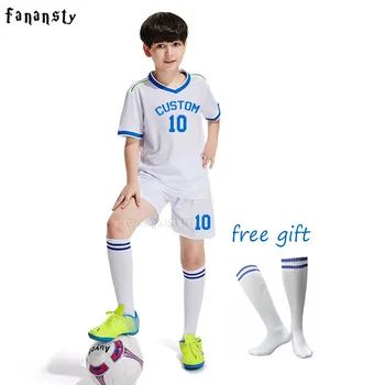 Kids soccer jerseys 2019 New kid football kit set sportswear soccer jerseys boys breathable football uniforms set training suits
Kids soccer jerseys 2019 New kid football kit set sportswear soccer jerseys boys breathable football uniforms set training suits