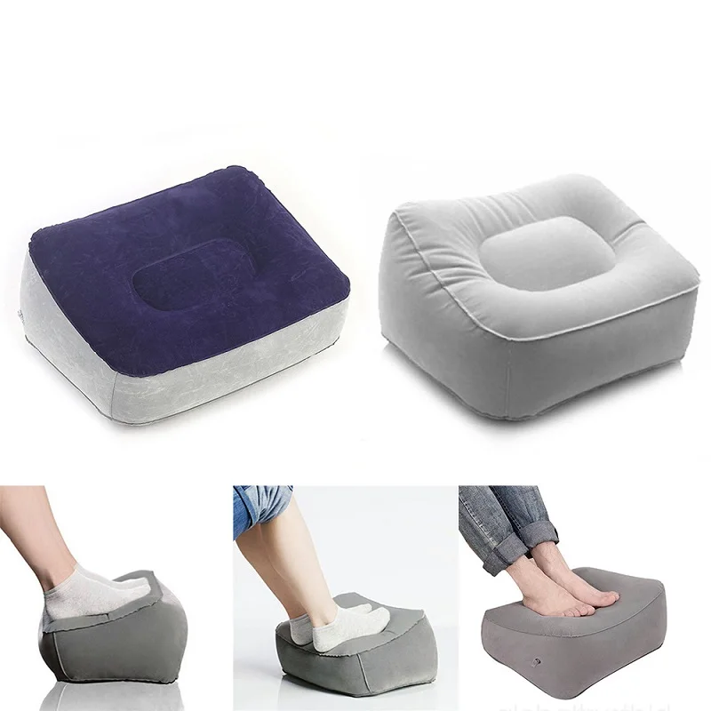 PVC Flocking 2 Color Inflatable Foot Pillow Inflatable Foot Rest Pillow Cushion Car Train Office Flights Portable Comfortable
PVC Flocking 2 Color Inflatable Foot Pillow Inflatable Foot Rest Pillow Cushion Car Train Office Flights Portable Comfortable