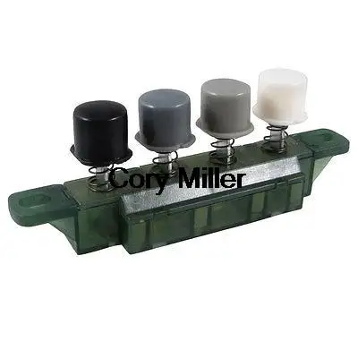 Electric Fan Component Four Hooded Press Button Green Piano Key Switch AC 250V
Electric Fan Component Four Hooded Press Button Green Piano Key Switch AC 250V