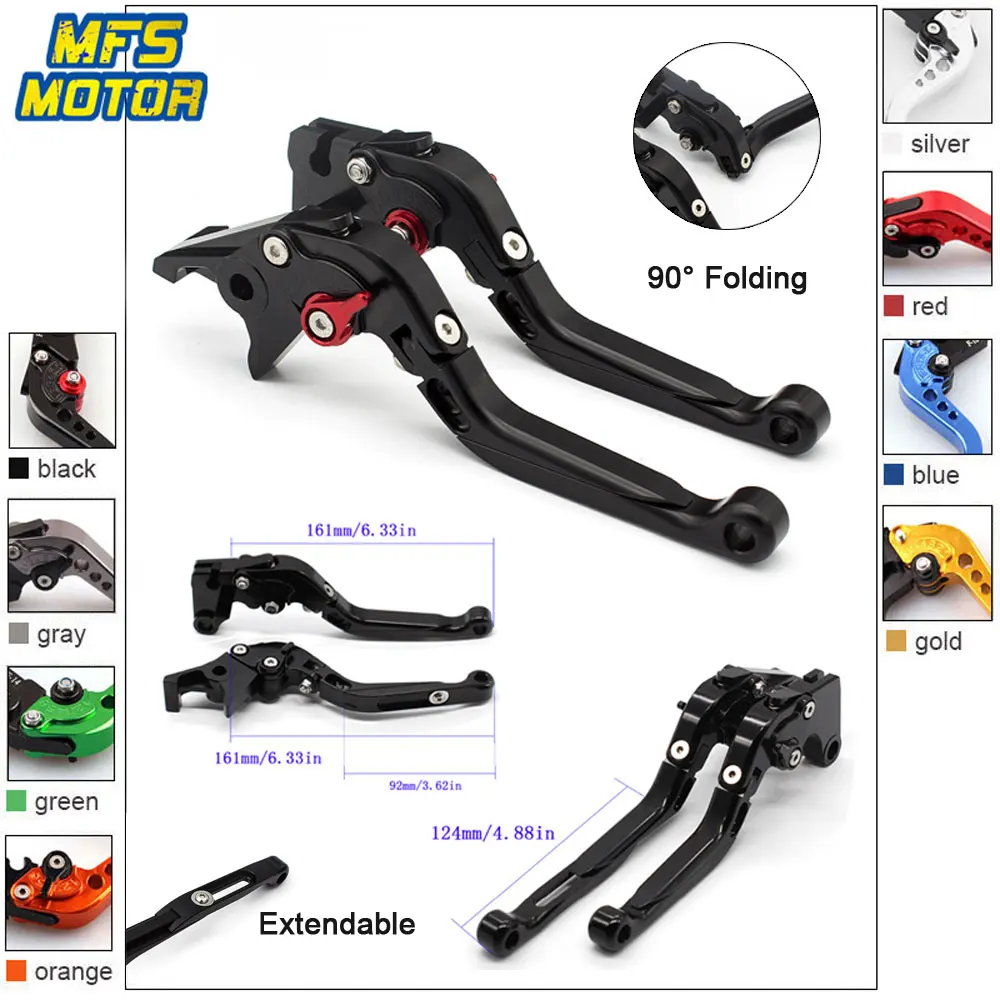 CNC Adjustable Brake Clutch Levers For Yamaha FZ6 FZ1 FAZER XJ6 FZ8 MT-07 MT-09 FZ-7 FZ9 Folding Foldable Extendable Levers
CNC Adjustable Brake Clutch Levers For Yamaha FZ6 FZ1 FAZER XJ6 FZ8 MT-07 MT-09 FZ-7 FZ9 Folding Foldable Extendable Levers