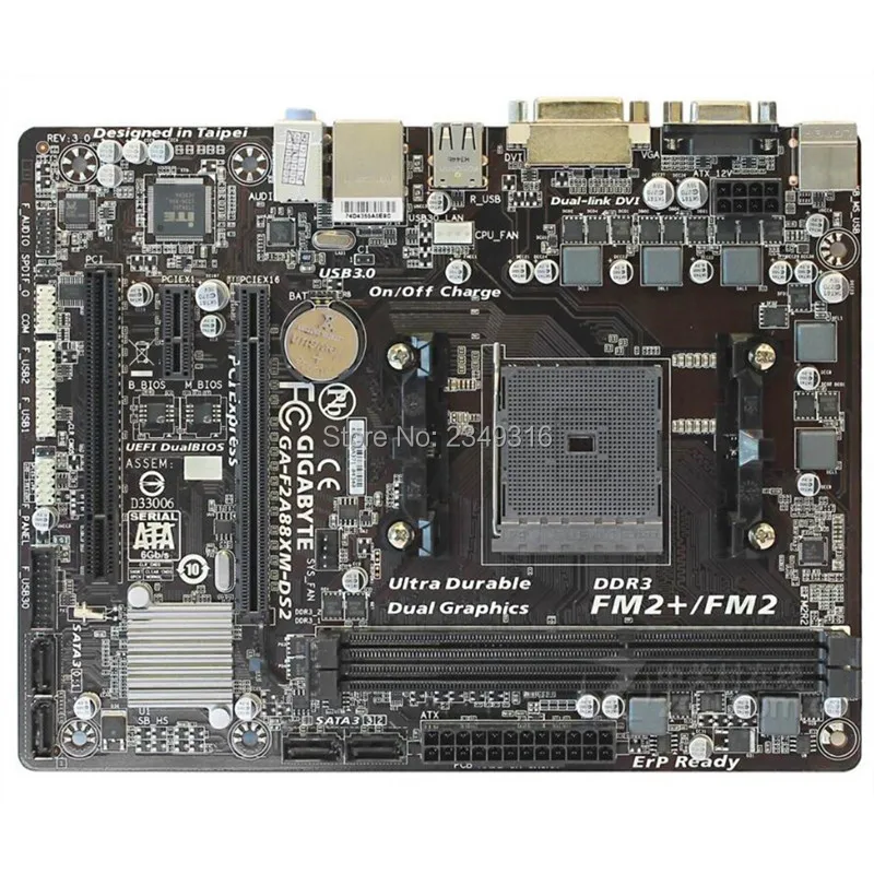 FM2+ A88X For Gigabyte GA-F2A88XM-DS2 Original Used Desktop Motherboard F2A88XM-DS2 DDR3
FM2+ A88X For Gigabyte GA-F2A88XM-DS2 Original Used Desktop Motherboard F2A88XM-DS2 DDR3