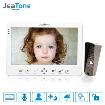 10" Video Door Phone Intercom Doorbell System On Door Intercom Surveillance Wired System Home Security Kit Waterproof Call Panel
10" Video Door Phone Intercom Doorbell System On Door Intercom Surveillance Wired System Home Security Kit Waterproof Call Panel