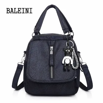 BALEINI PU leather Women Backpack Simple Casual Schoolbag Medium Size Daypack Girl's Daily Bag Vintage Mochila Casual Rucksack
BALEINI PU leather Women Backpack Simple Casual Schoolbag Medium Size Daypack Girl's Daily Bag Vintage Mochila Casual Rucksack