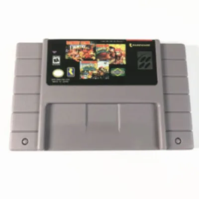 Multi cart Donky country Kon 3 in 1 USA Version Video Game 16 bit 46 pins For NTSC Console !
Multi cart Donky country Kon 3 in 1 USA Version Video Game 16 bit 46 pins For NTSC Console !