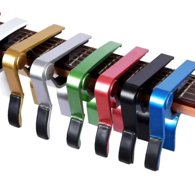 Aluminum alloy capo guitar tone Universal guitar capo Guitar Accessories 5 color for choice
Aluminum alloy capo guitar tone Universal guitar capo Guitar Accessories 5 color for choice