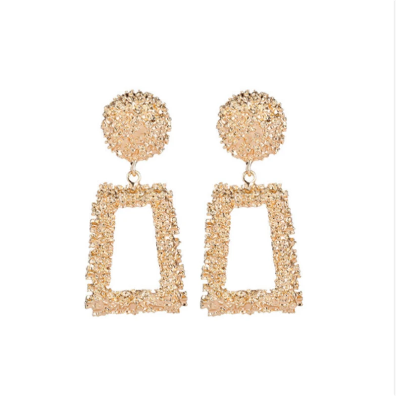new arrival silver gold color stud earrings for women exaggerated metal personality big alloy statement earings fashion jewelry
new arrival silver gold color stud earrings for women exaggerated metal personality big alloy statement earings fashion jewelry