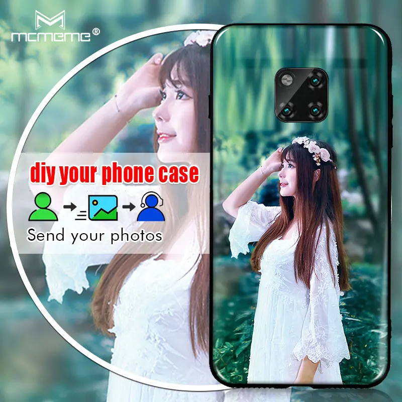 DIY Personalized custom For Huawei mate 20 pro Case cove photo name Customize printing your design picture |