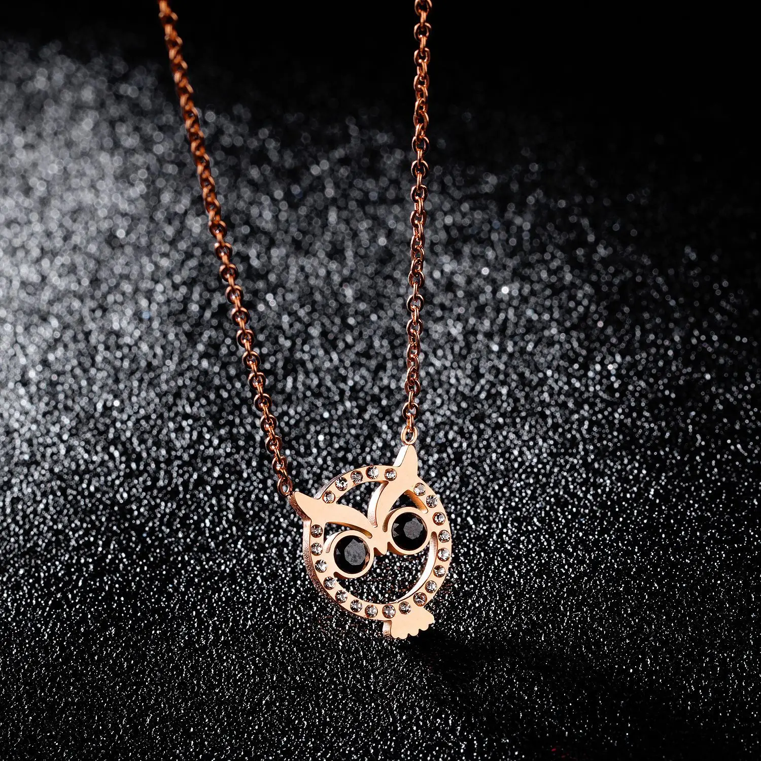 Crystal Owl Trendy Jewelry Stainless Steel Female 2019 Women Quartz Necklace Rose Gold Pendant Charm Colgantes Mujer
Crystal Owl Trendy Jewelry Stainless Steel Female 2019 Women Quartz Necklace Rose Gold Pendant Charm Colgantes Mujer