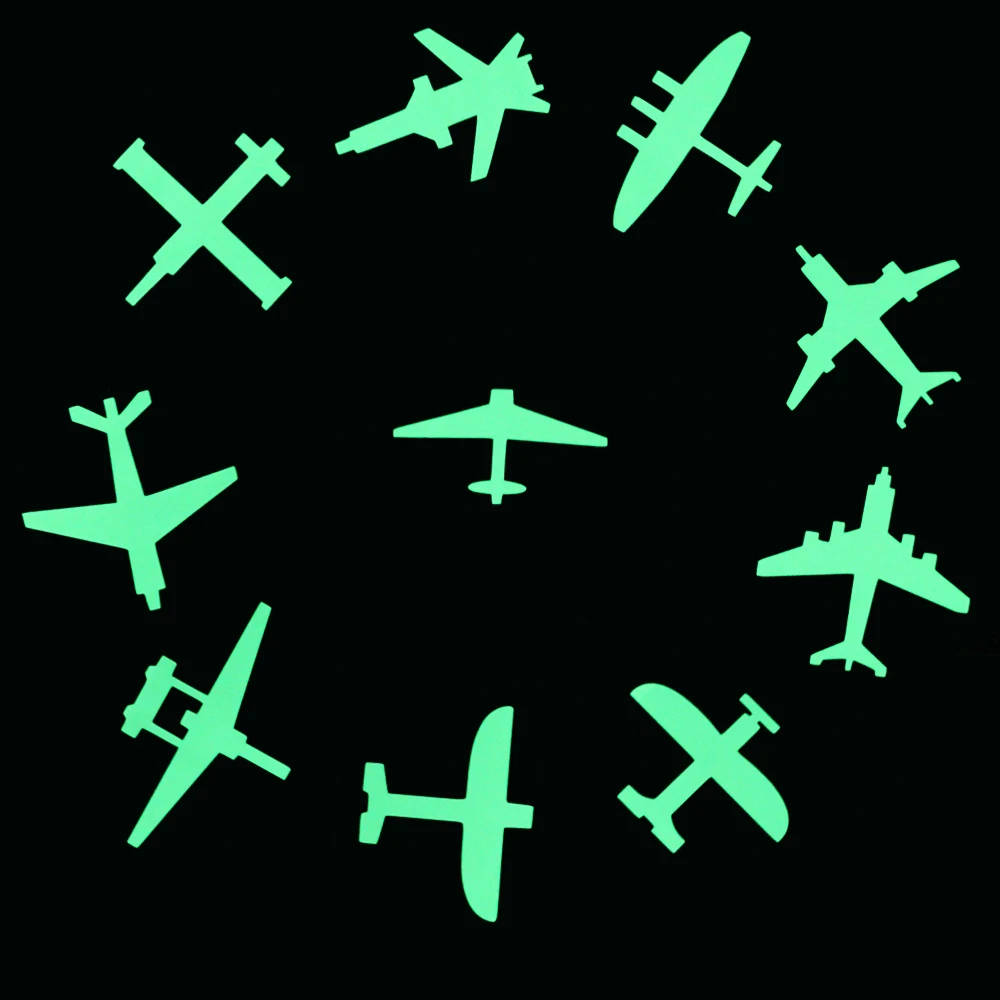 10pcs Airplanes Luminous Wall Sticker Switch Decoration Sticker Glow in the Dark Aircraft Sticker Home Decor Aeroplane Decals
10pcs Airplanes Luminous Wall Sticker Switch Decoration Sticker Glow in the Dark Aircraft Sticker Home Decor Aeroplane Decals