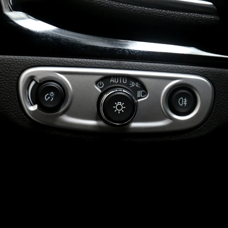 ABS Matte For Opel Mokka Buick Encore 4X4 2016 2017 2018 Car Headlamps Switch panel cover trim garnish car styling accessories
ABS Matte For Opel Mokka Buick Encore 4X4 2016 2017 2018 Car Headlamps Switch panel cover trim garnish car styling accessories