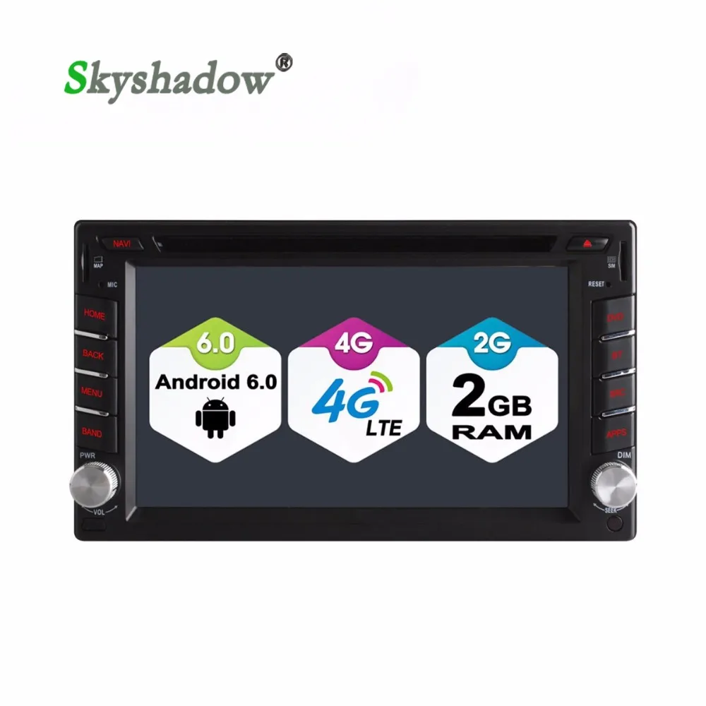 SKYSHADOW Quad Core Android 6.0 dvd-плеер Автомобиля Для Nissan Patrol Tiida Getz Lavita Нажмите WI-FI Bluetooth Радио