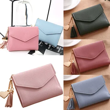 Tassel Women Mini Wallet Small Wallet Short Leather Credit Card Holder Clutch Coin Wallets Zipper Purses Female Purse Clutch
Tassel Women Mini Wallet Small Wallet Short Leather Credit Card Holder Clutch Coin Wallets Zipper Purses Female Purse Clutch
