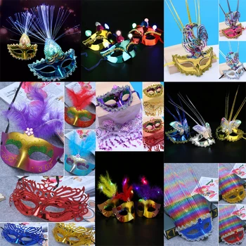 LED Flashing Feather Mask Children Adults Women Men Masks Carnival Party birthday wedding
LED Flashing Feather Mask Children Adults Women Men Masks Carnival Party birthday wedding