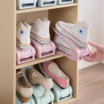 OTHERHOUSE Shoe Rack Hanger Shelf Shoe Organizer Storage Shoes Slots Box Holder Rack Cabinet Double Layer Space Save
OTHERHOUSE Shoe Rack Hanger Shelf Shoe Organizer Storage Shoes Slots Box Holder Rack Cabinet Double Layer Space Save