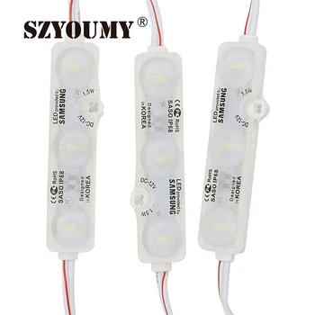 SZYOUMY 1000xUltrasonic Welding Injection Led Module 5730 SMD IP68 Led Module With Lens,Samsung Led Module Design By Korea
SZYOUMY 1000xUltrasonic Welding Injection Led Module 5730 SMD IP68 Led Module With Lens,Samsung Led Module Design By Korea