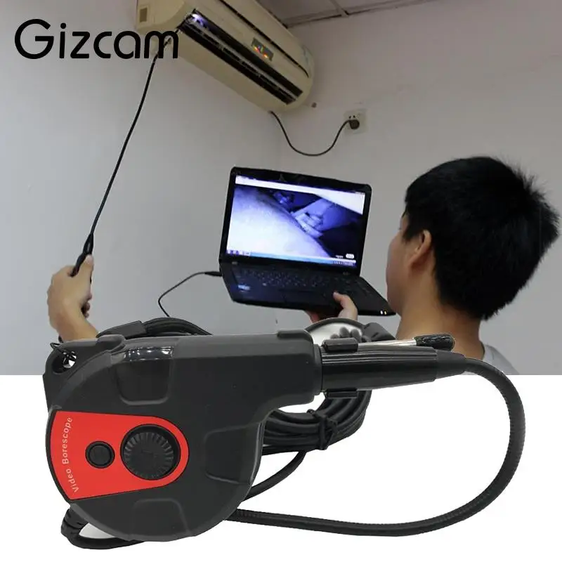 Gizcam 2m 5.5mm 6 LED Micro USB Endoscope OTG Tube Snake Inspection Borescope Mini Video Camera Camcorder for Android Phone
Gizcam 2m 5.5mm 6 LED Micro USB Endoscope OTG Tube Snake Inspection Borescope Mini Video Camera Camcorder for Android Phone