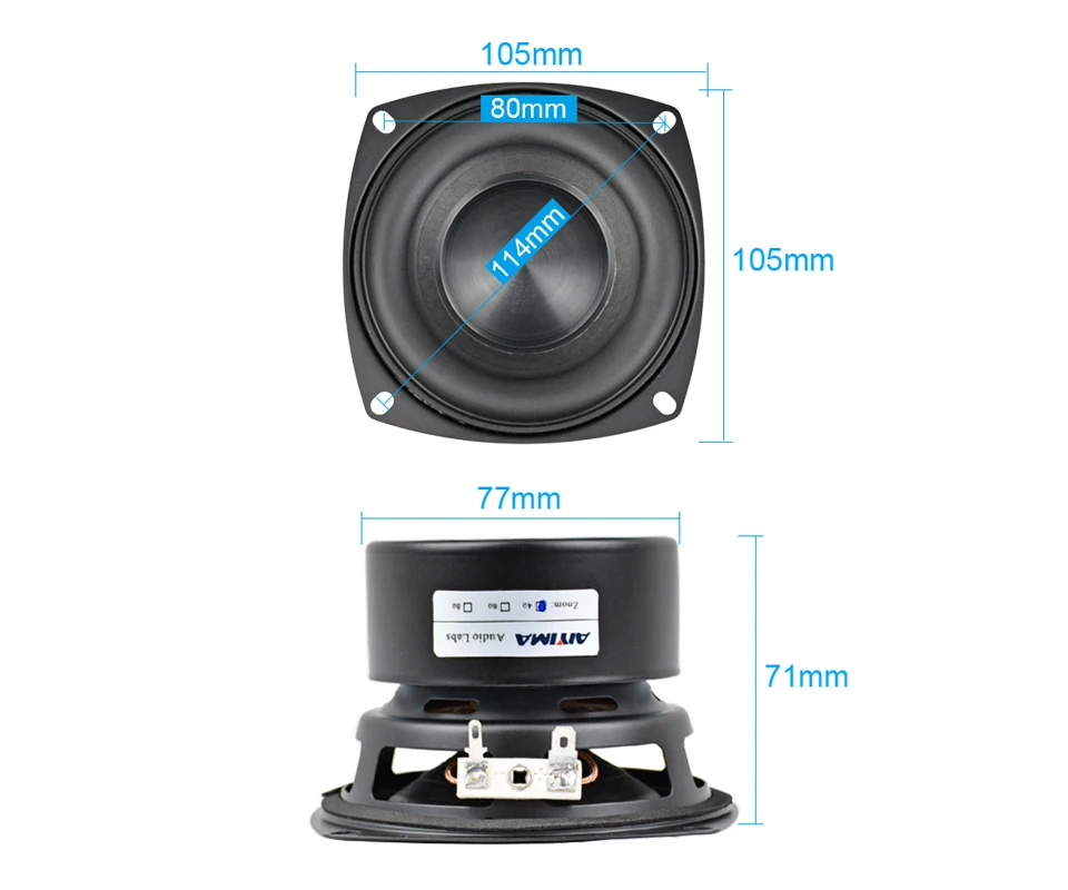 4-дюймовый портативный динамик AIYIMA | AliExpress