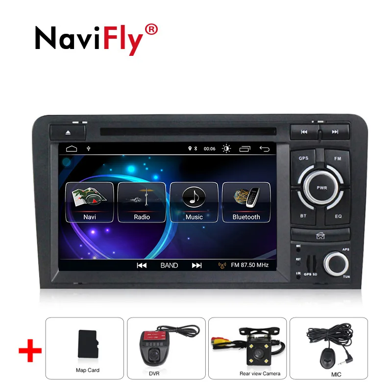 NaviFly Android 8.1 autoradio dvd multimedia player gps for Audi A3 S3 2003-2011 car stereo head unit 7 inch 2 din TDA7851 WIFI
NaviFly Android 8.1 autoradio dvd multimedia player gps for Audi A3 S3 2003-2011 car stereo head unit 7 inch 2 din TDA7851 WIFI